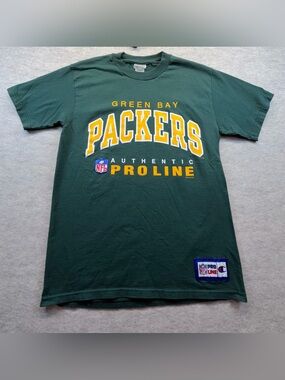 Vintage 1996 Green Bay Packers Champion Authentic Pro Line T-Shirt Medium NFL